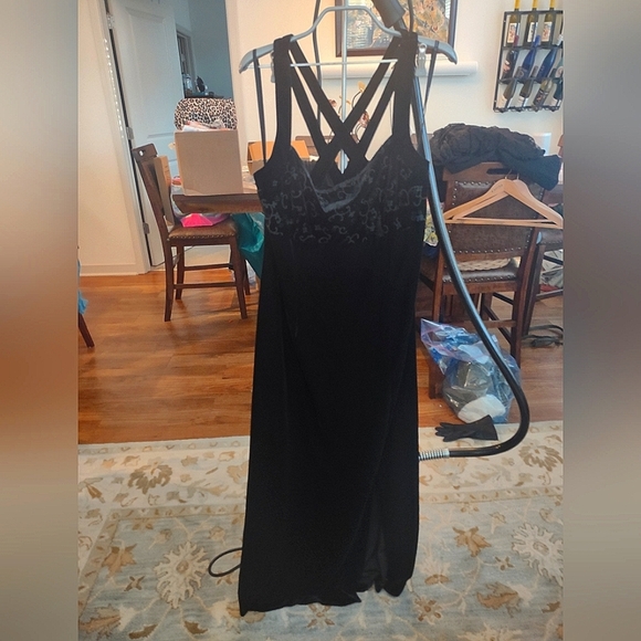 NWT CDC Stretch Velvet Maxi Dress - Size 14 - Picture 8 of 16